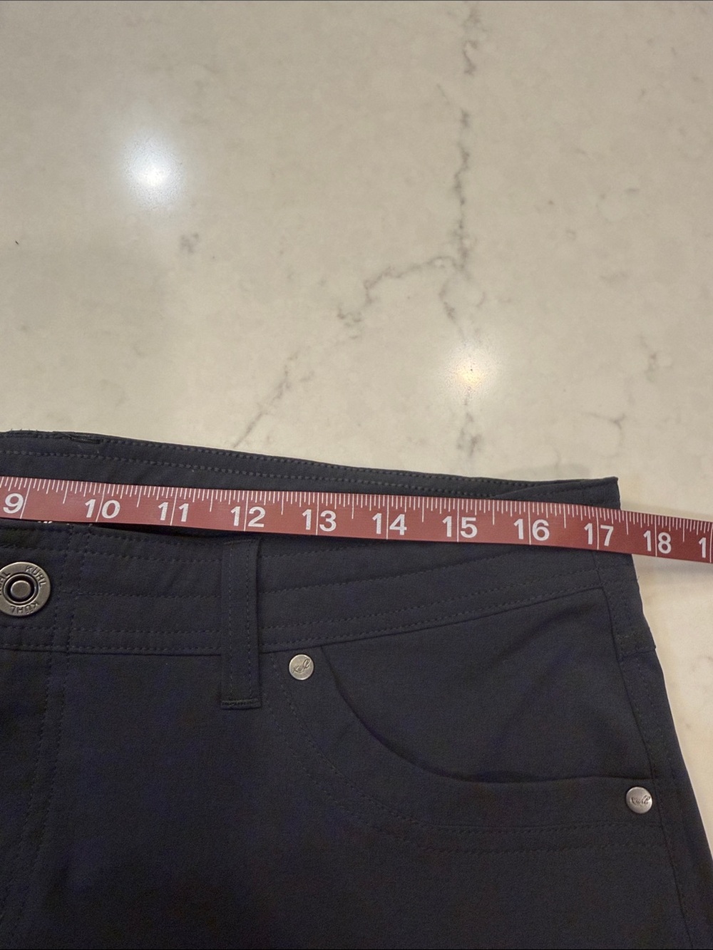 Kuhl Women's Freeflex Roll-Up Pants Charcoal Gray Size 12 - Picture 7 of 9